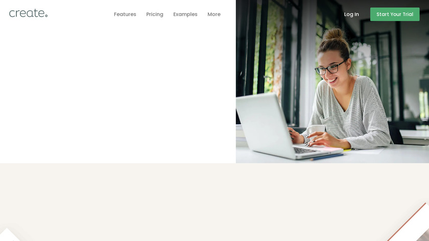 Create.net Landing Page