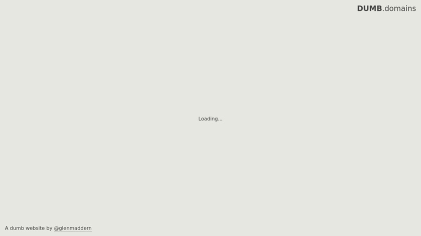 Dumb Domains Landing Page