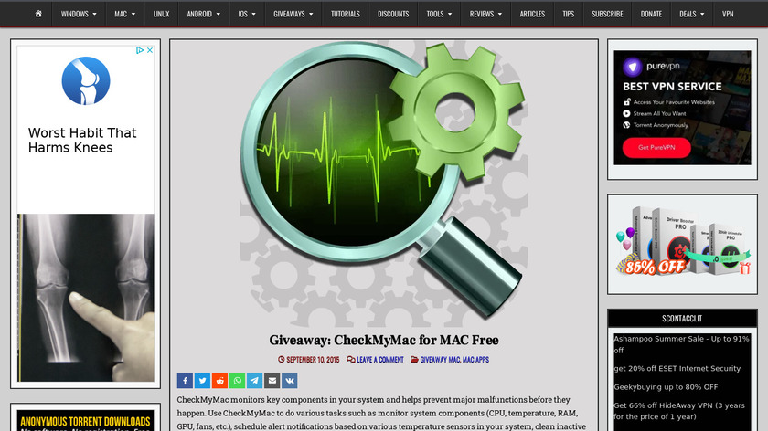 CheckMyMac Landing Page
