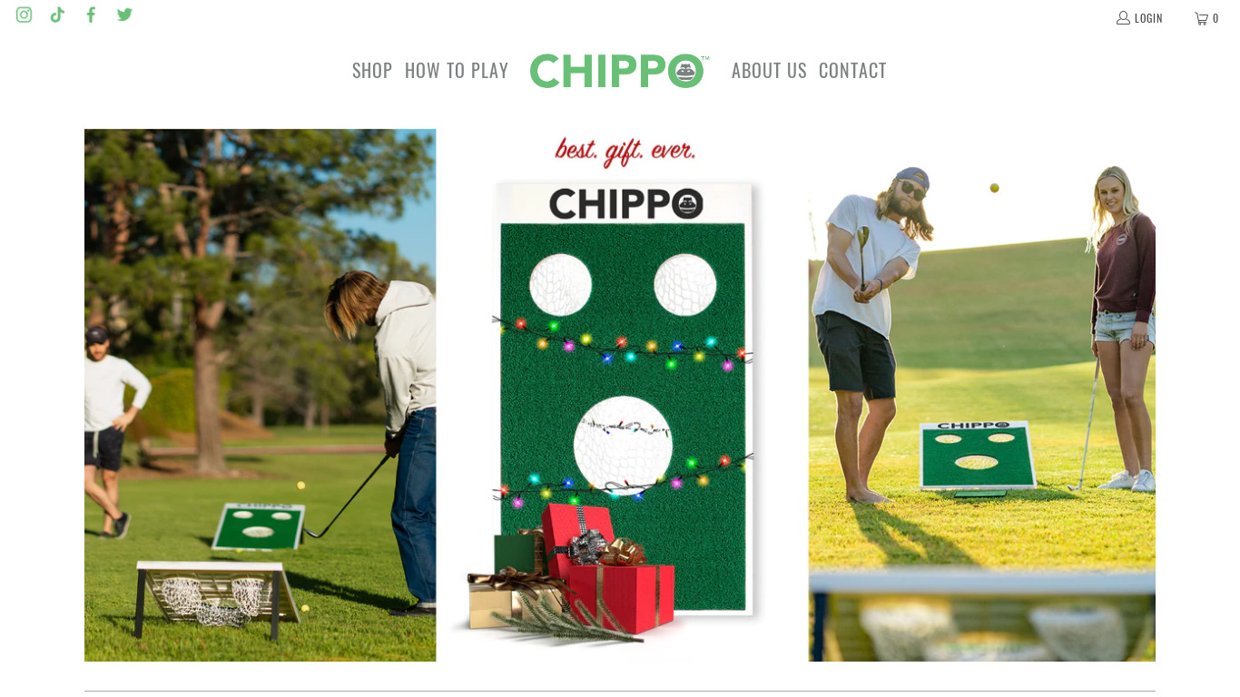 Chippo Landing page