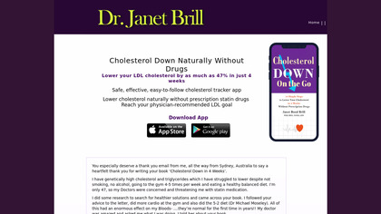 drjanet.com Cholesterol Down image