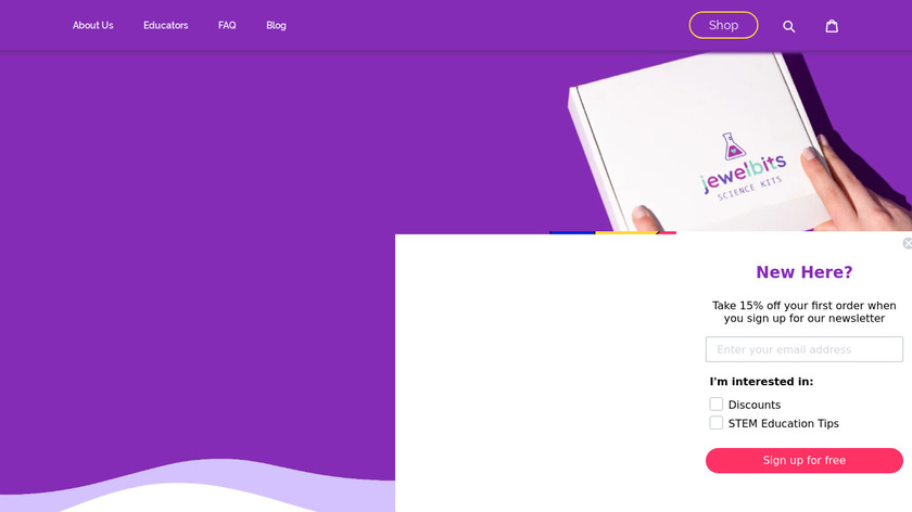 Jewelbots Landing Page