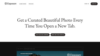 New Tab by Exposure image