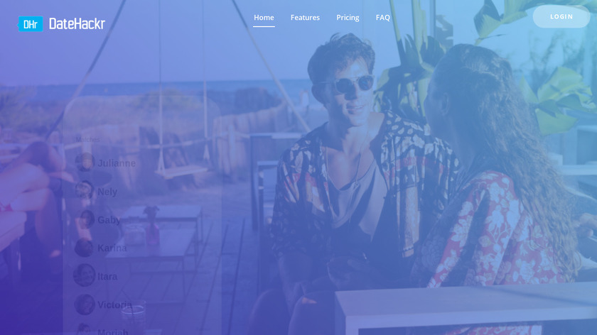 Datehackr Landing Page