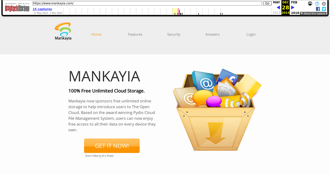 Mankayia Landing page