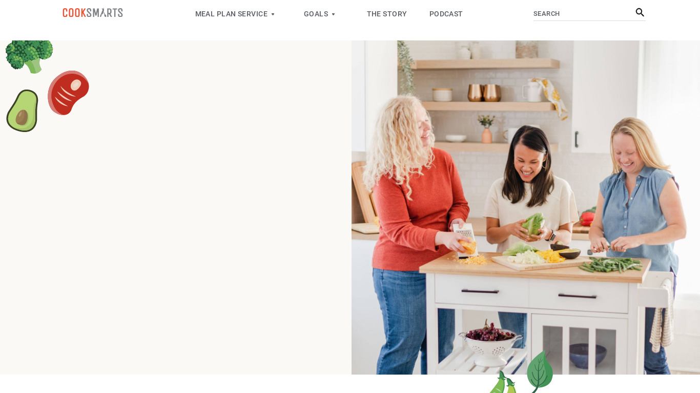 Cook Smarts Landing page