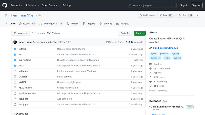 fbs Landing Page