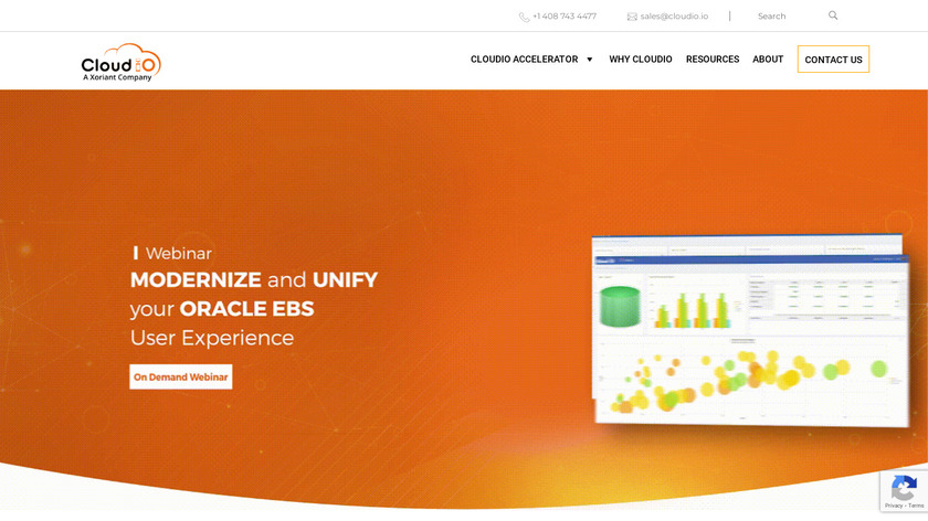 CloudIO Landing Page