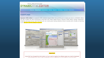 Dynamic HTML Editor image