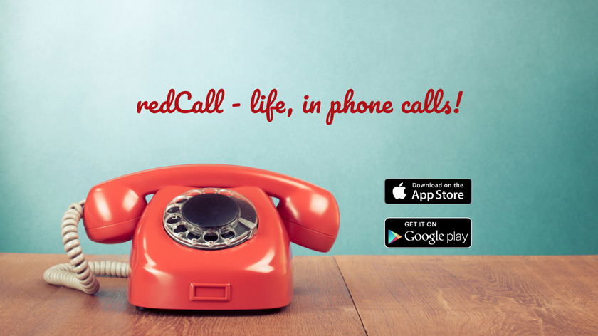redCall Landing Page