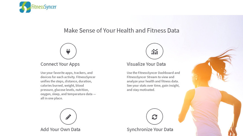 FitnessSyncer Landing Page