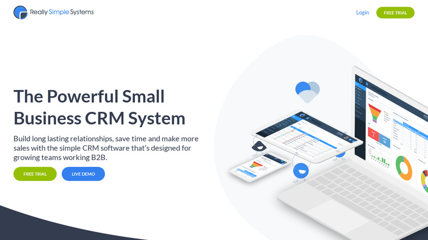 Really Simple Systems Landing Page