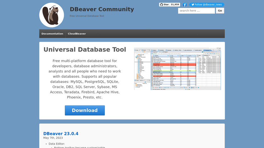 DBeaver screenshot