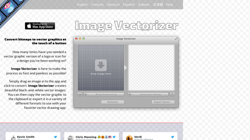 Image Vectorizer Landing Page