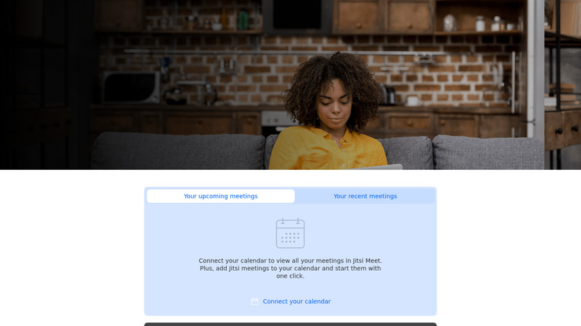 Jitsi Meet Landing Page