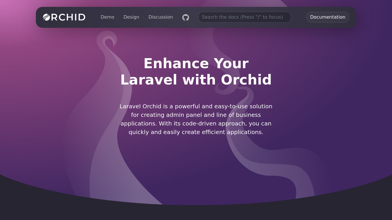 ORCHID Landing page