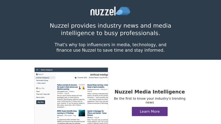 Nuzzel Landing Page