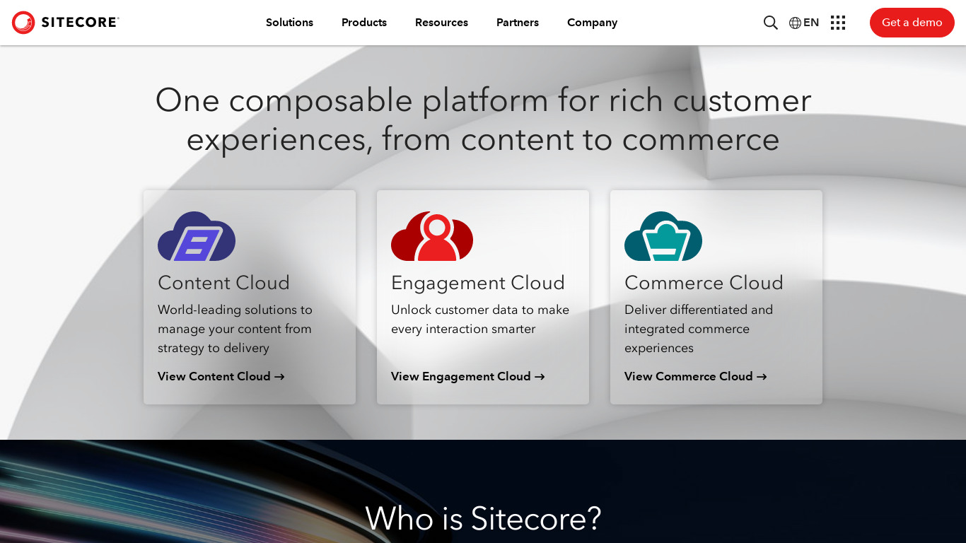 Sitecore Landing page