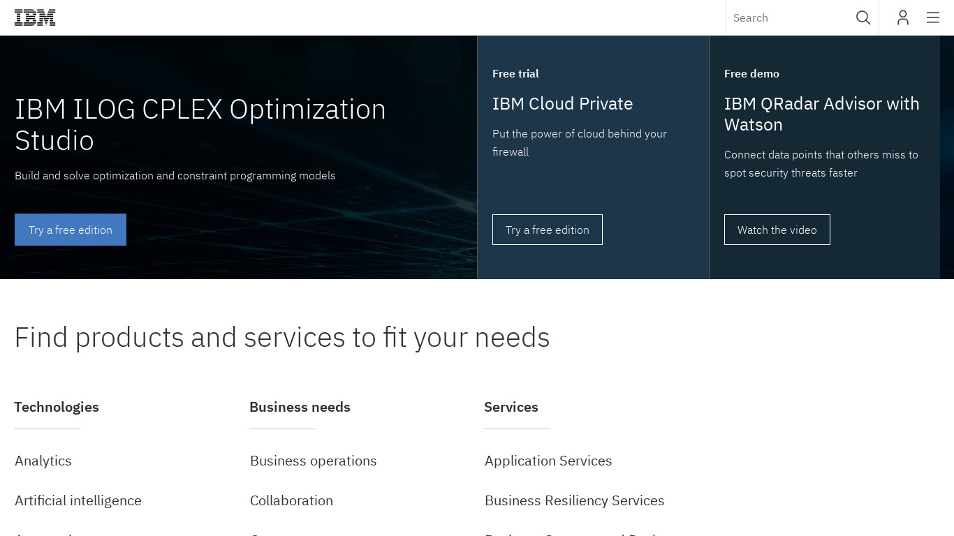 IBM Connections Landing page