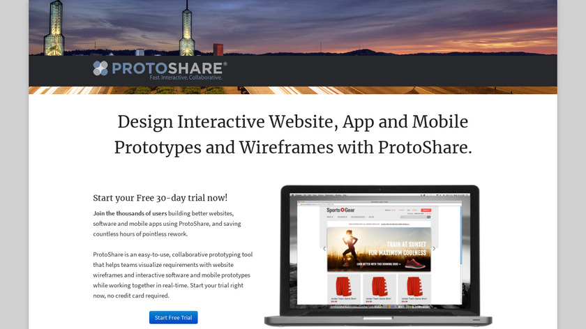 ProtoShare Landing Page