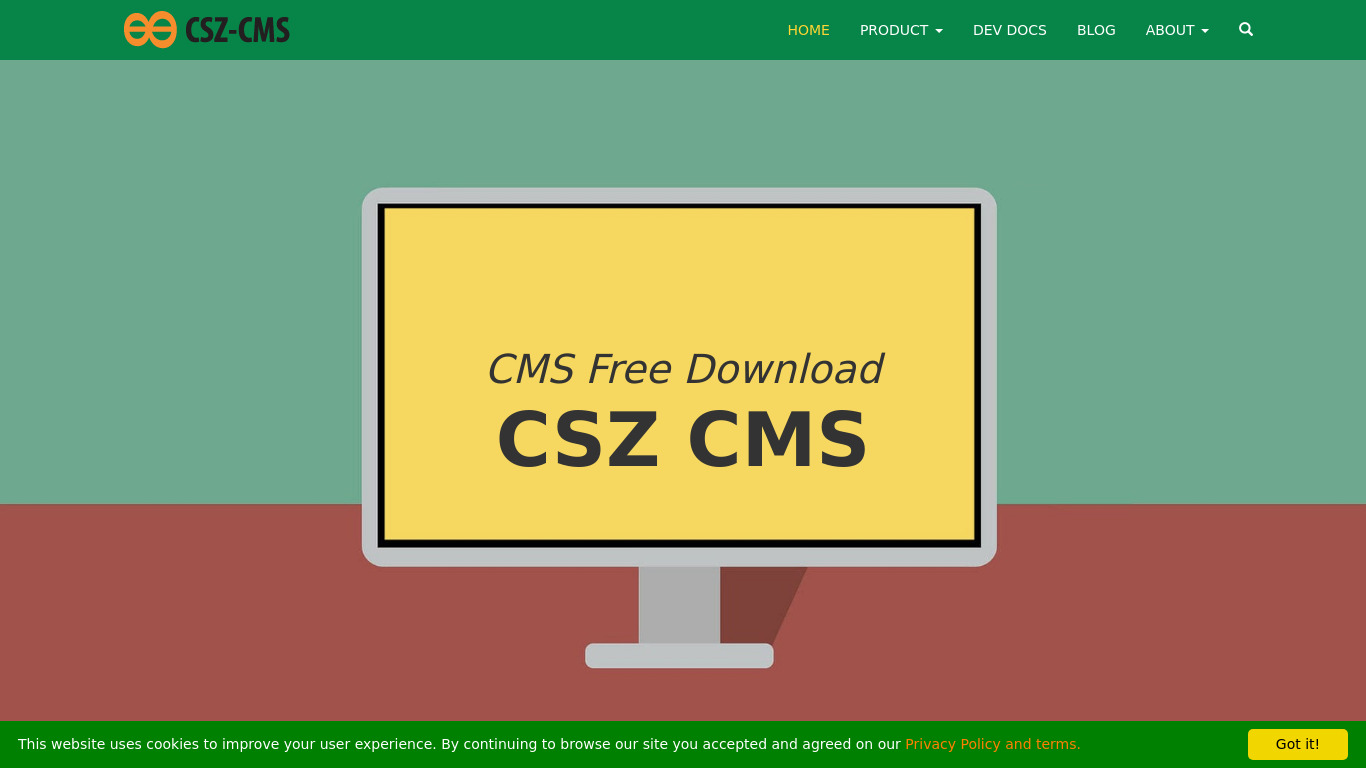 CSZ CMS Landing page