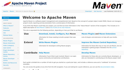 Apache Maven screenshot