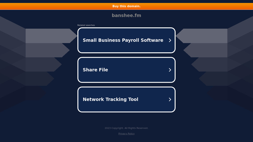 Banshee Landing Page