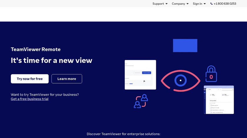 TeamViewer Landing Page