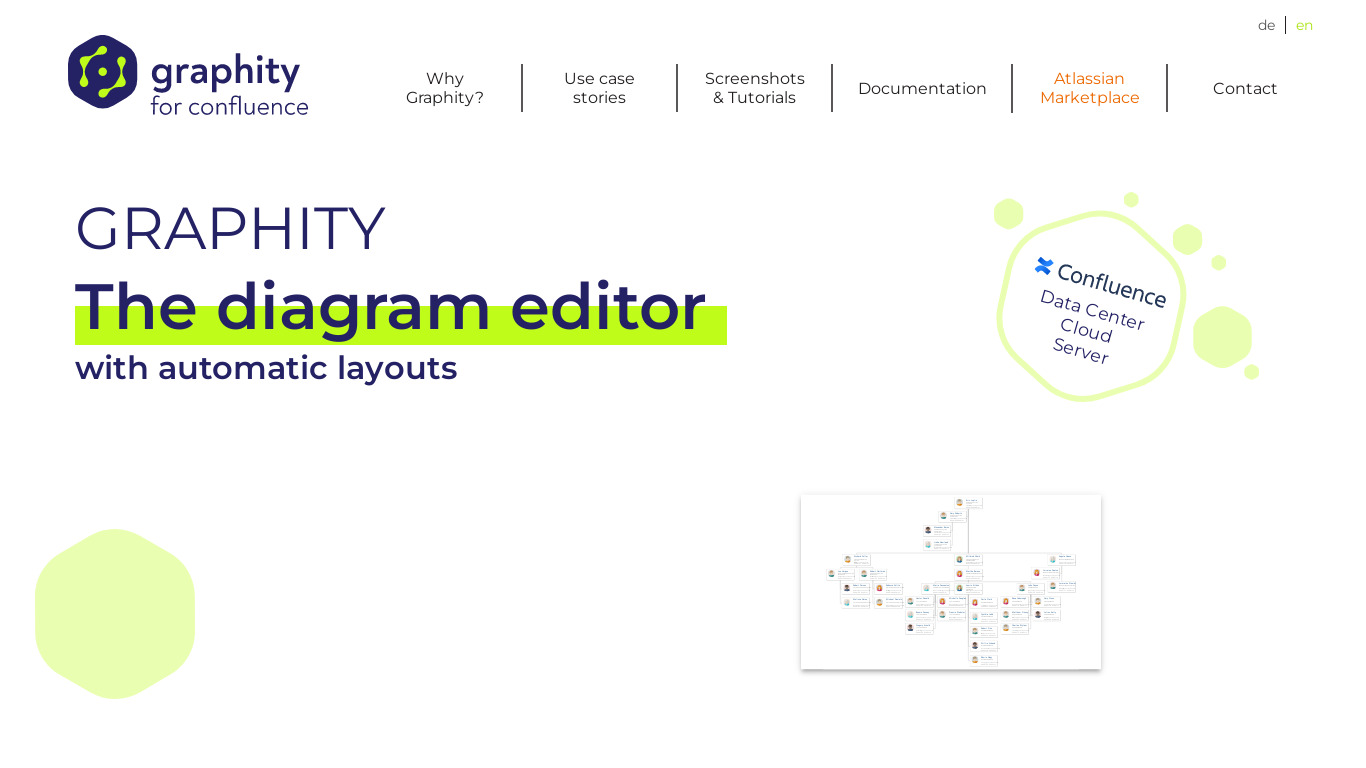 Graphity Landing page