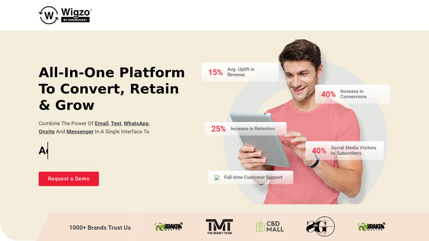 Wigzo Landing Page