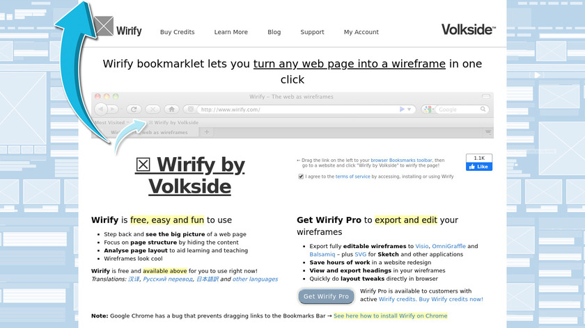 Wirify Landing Page