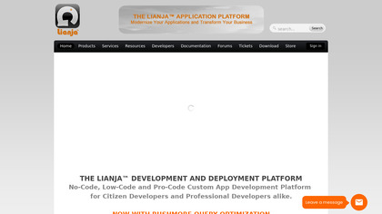 Lianja App Builder image