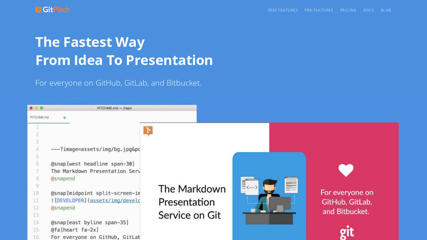 GitPitch Landing Page
