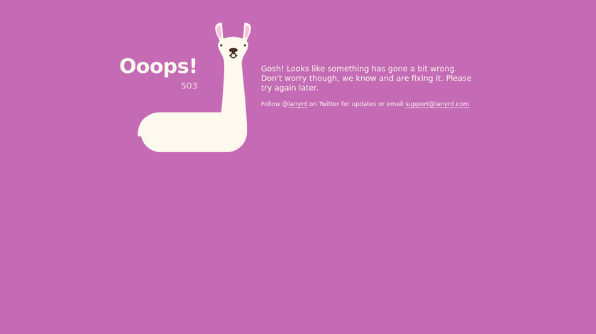 Lanyrd Landing Page