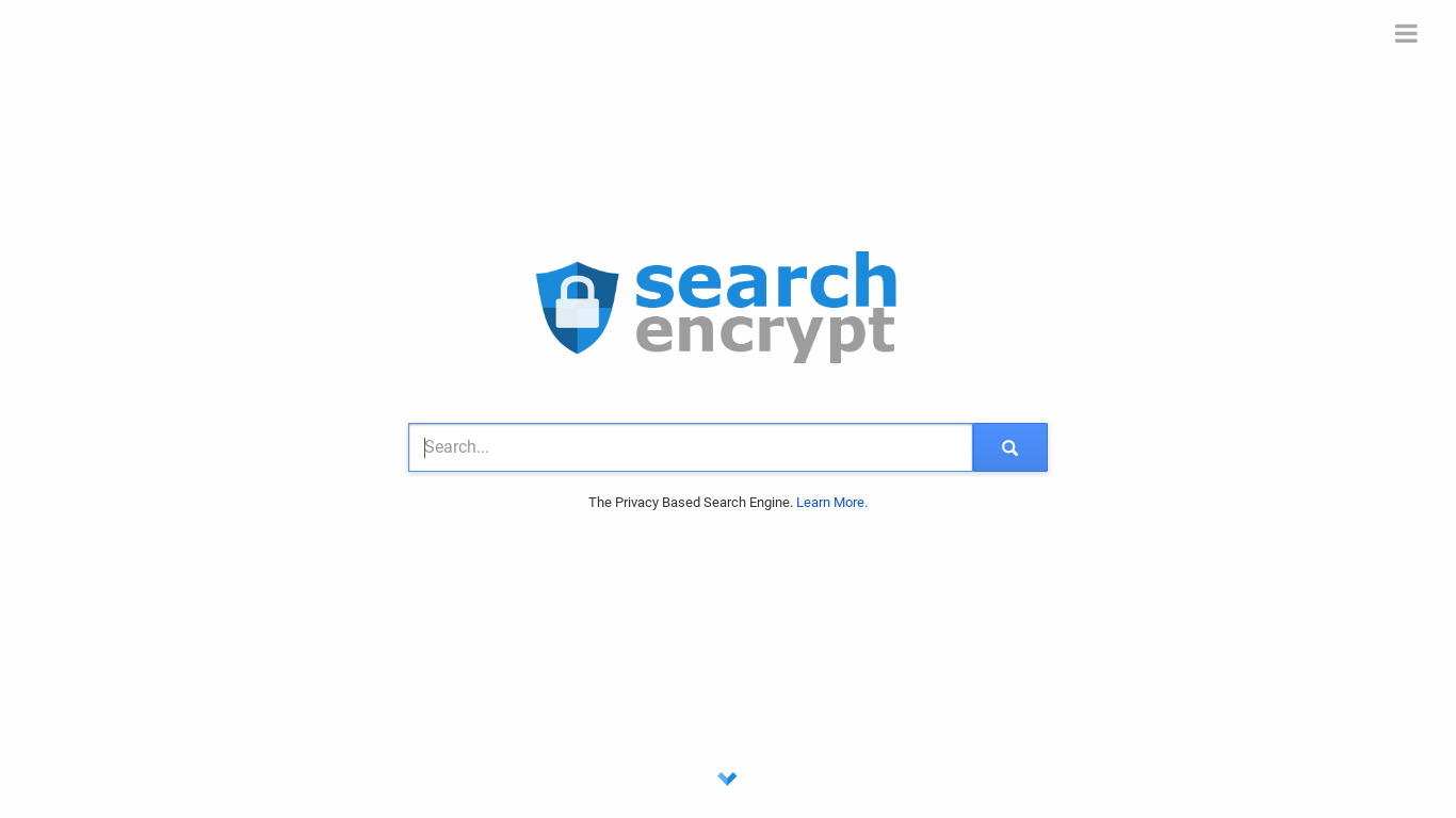 Search Encrypt Landing page