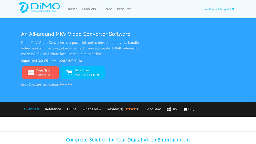 MKV Video Converter Landing Page