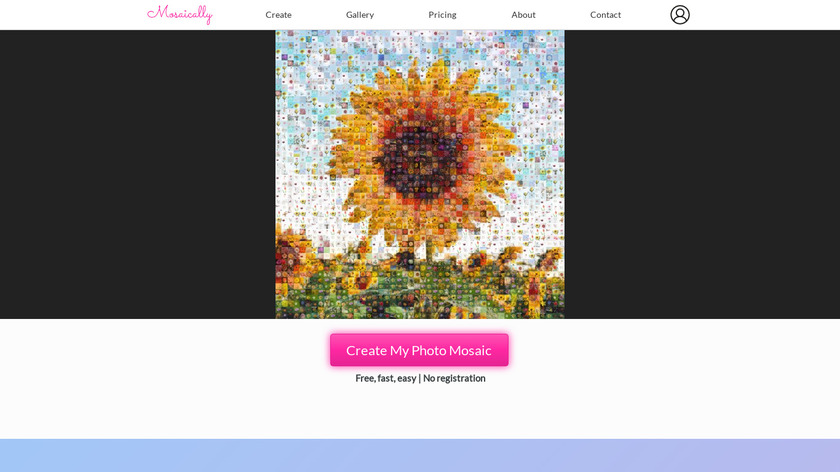 Mosaically Landing Page