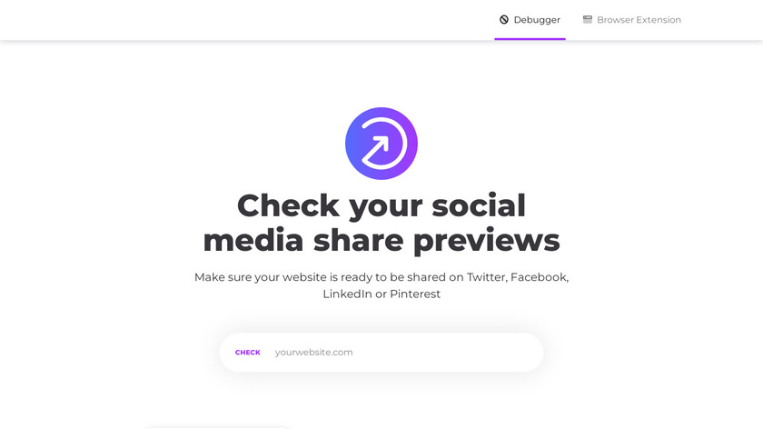 Social Share Preview Landing Page