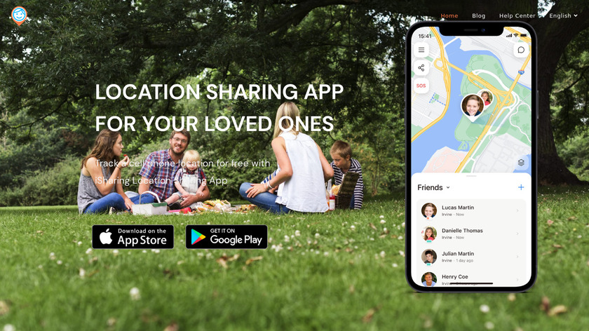 iSharing Landing Page