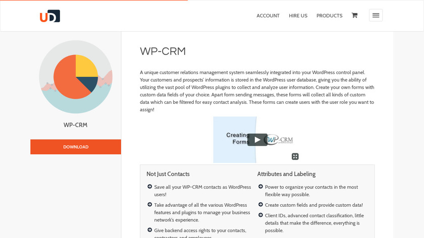 WP-CRM Landing Page