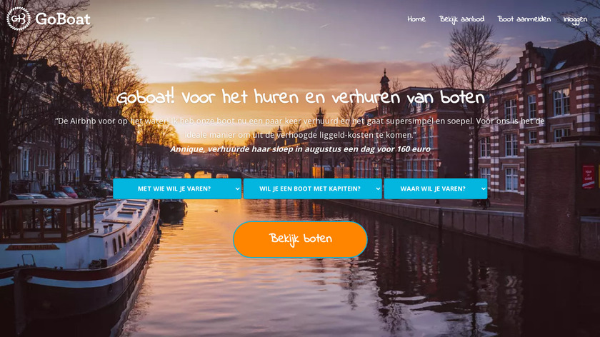 GoBoat Landing Page