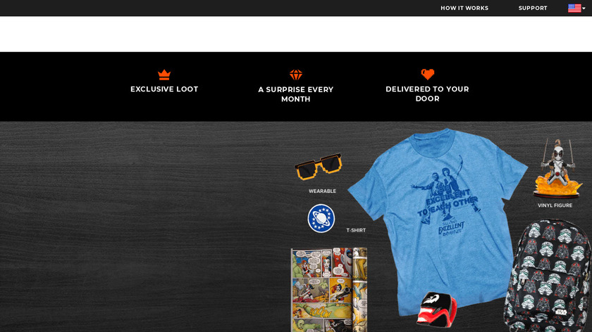 LootCrate Landing Page