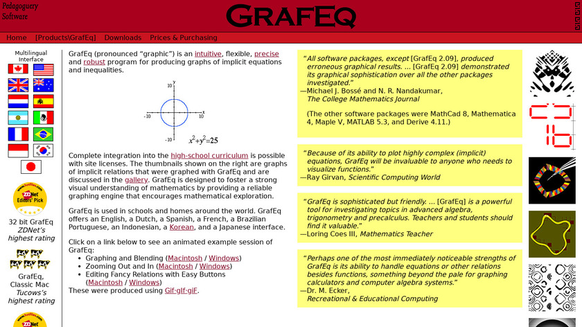 GrafEq Landing Page