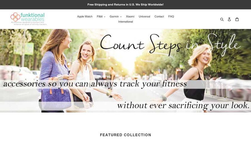 Funktional Wearables Landing Page