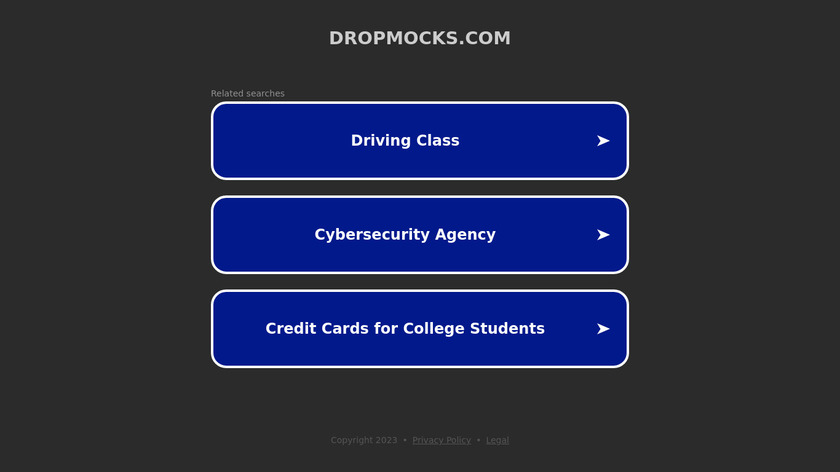 Dropmocks Landing Page