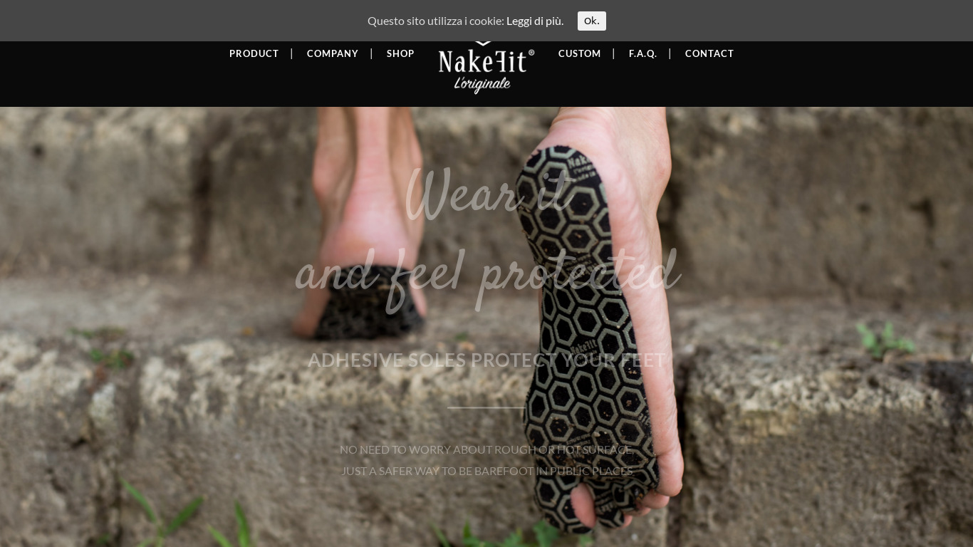 Nakefit Landing page