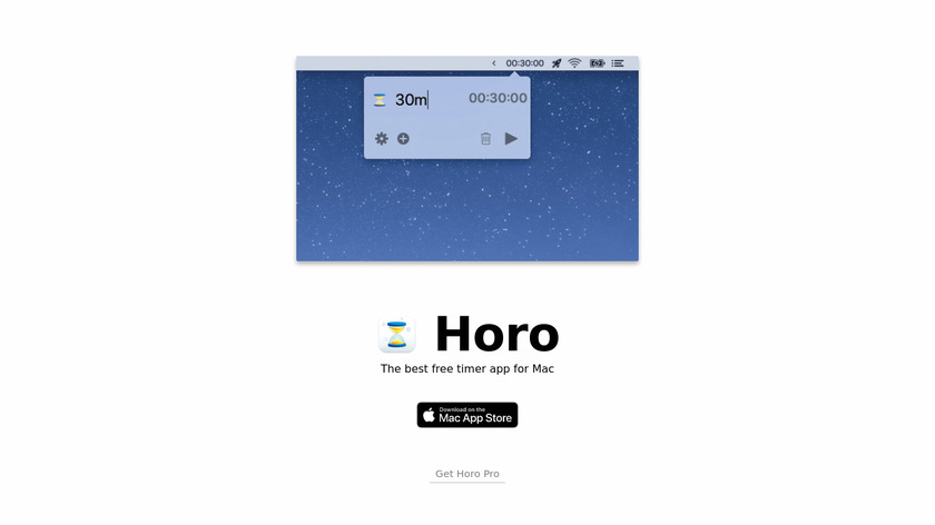 Horo Landing Page