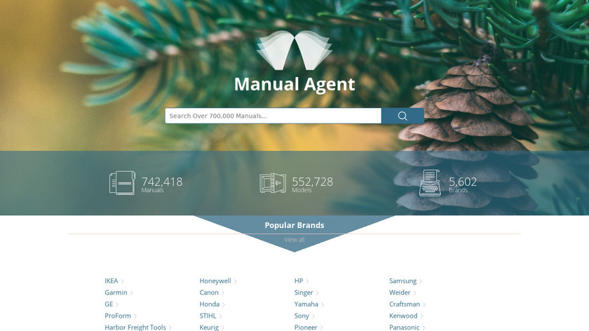 ManualAgent Landing Page