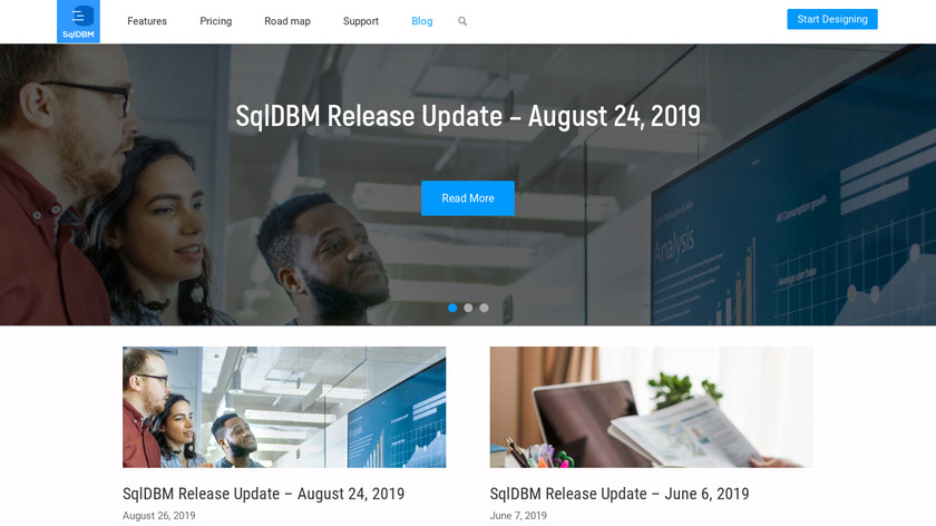 SQLDbm Landing Page