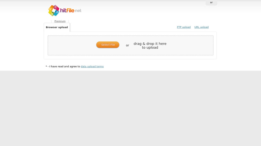 hitfile.net Landing Page